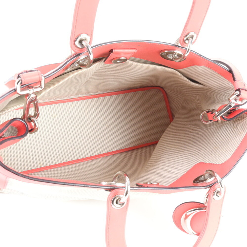 CHRISTIAN DIOR Pink Leather Shoulder Bag - Picture 7 of 8
